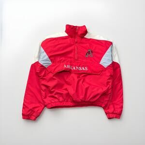 90’s Arkansas Razorbacks Anorak Puffer Jacket